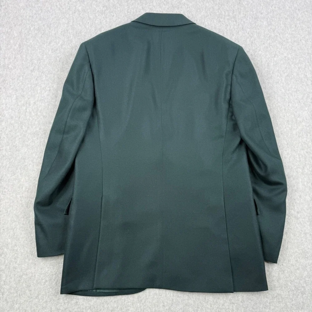 Vintage Brioni Blazer Mens 40 Green 100% Cashmere Cuzzens Sport‎ Coat Italy